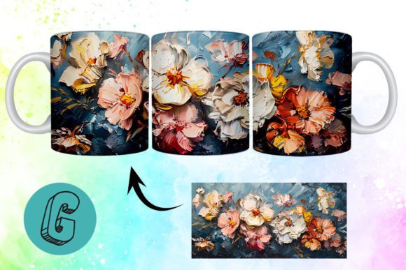 3D Oil Paint Flowers: Graphics & Illustrations Review