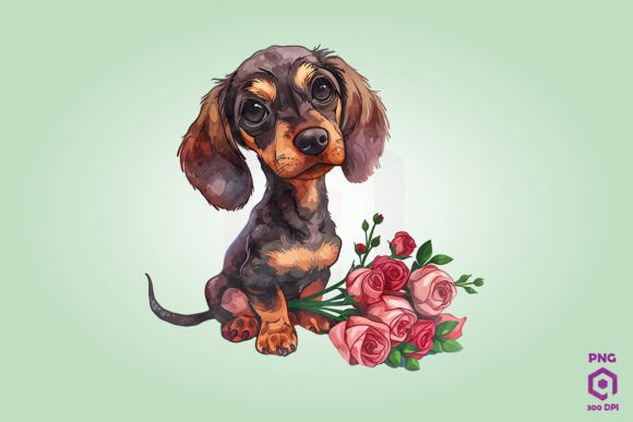 Dachshund Giving Flowers: A Designer's Review