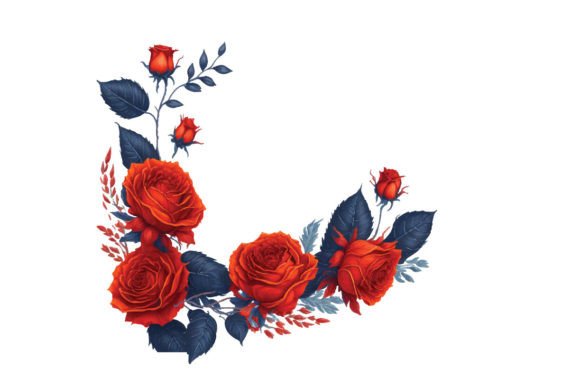 Elegant Watercolor Flowers: Graphics & Illustrations