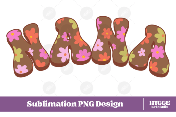 Nana Png Retro Flowers: Vibrant Graphics & Illustrations