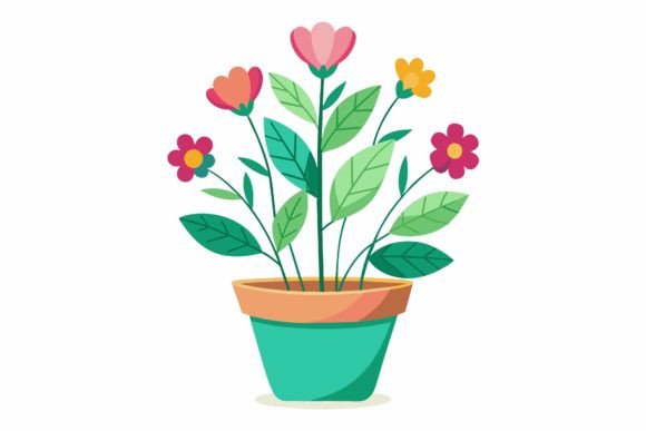 Potted with Flowers Graphics: A Seller's Review