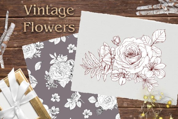 Vintage Flowers Print Seamless Pattern Review